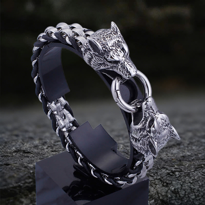WorldNorse Norse Fenrir Woven Bracelet - image 4