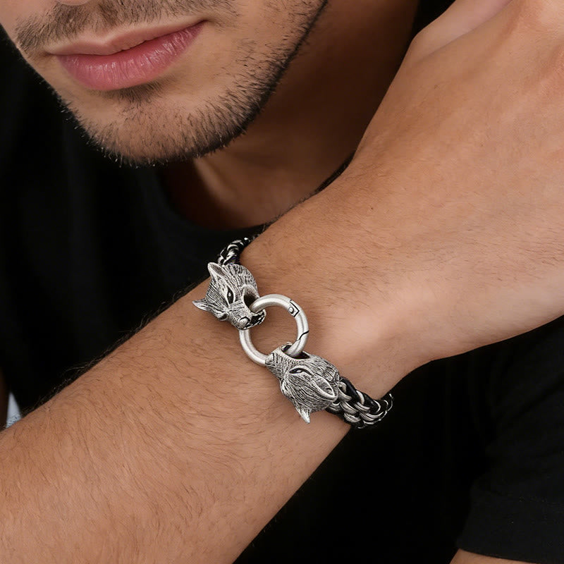 WorldNorse Norse Fenrir Woven Bracelet - image 1