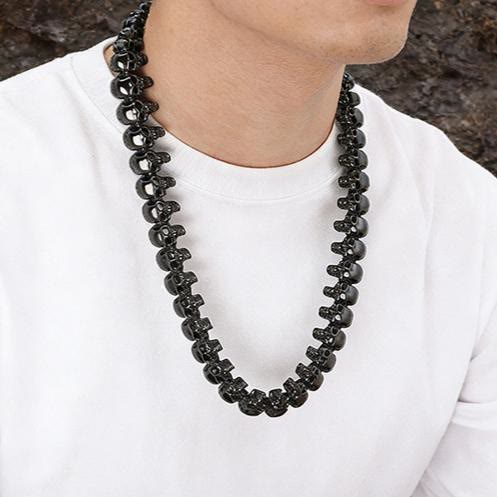 WorldNorse Viking Skull Warrior Link Stack Bracelet / Necklace - image 11