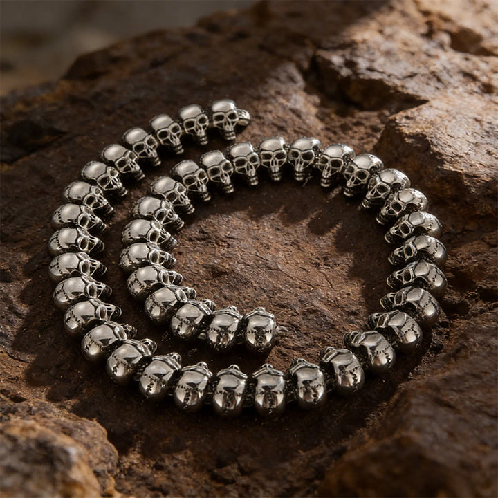 WorldNorse Viking Skull Warrior Link Stack Bracelet / Necklace - image 8
