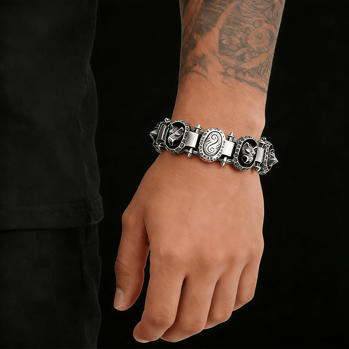 WorldNorse Wolf Head Scale Bracelet - image 4