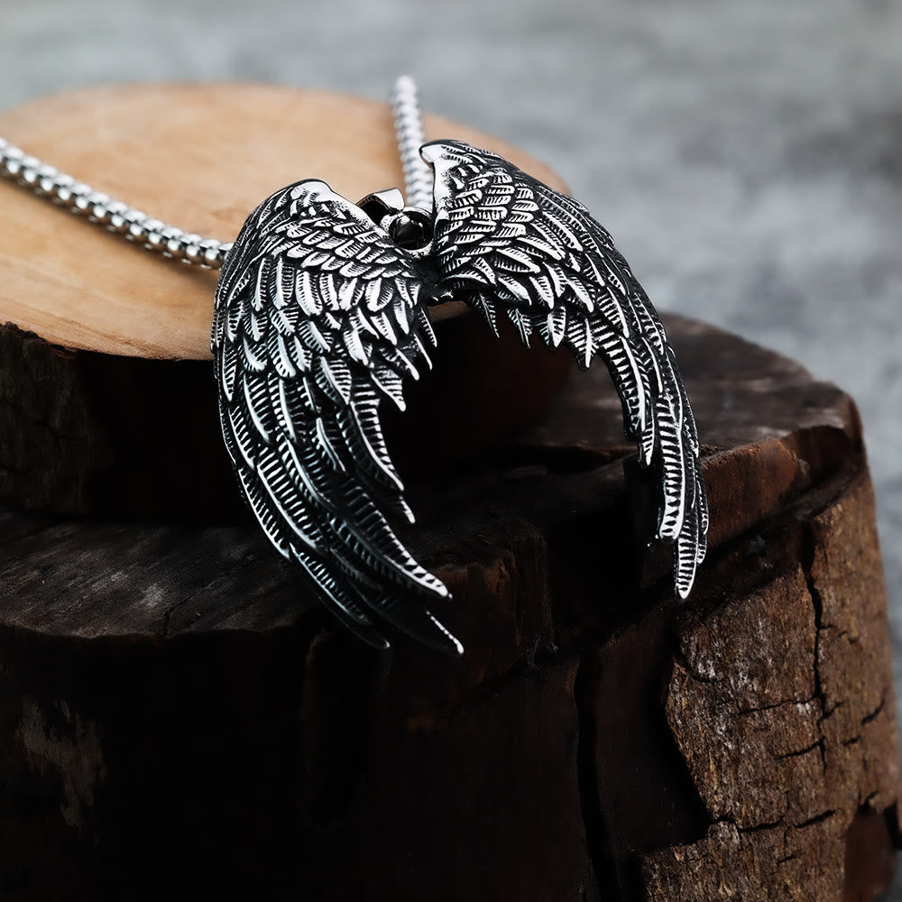 WorldNorse Nordic Feathered Wings Necklace - image 2