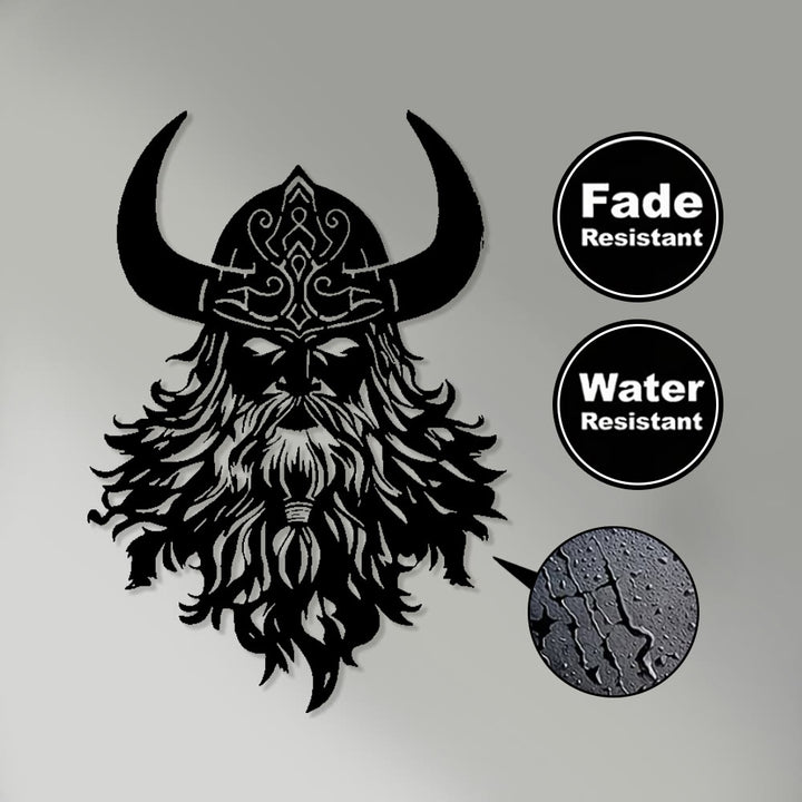 WorldNorse Viking Horned Warrior Metal Wall Decor - image 3