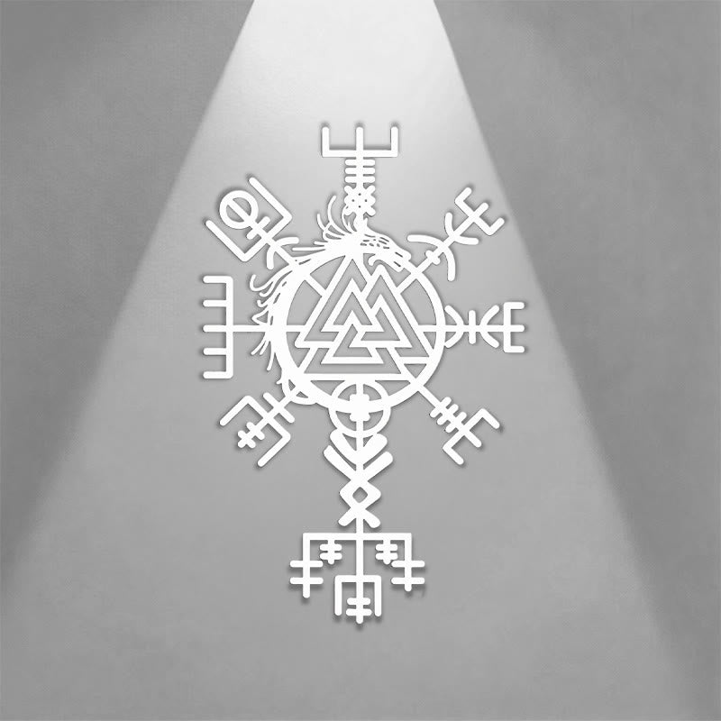 WorldNorse Viking Vegvisir Valknut Jormungandr Metal Wall Decor - image 7