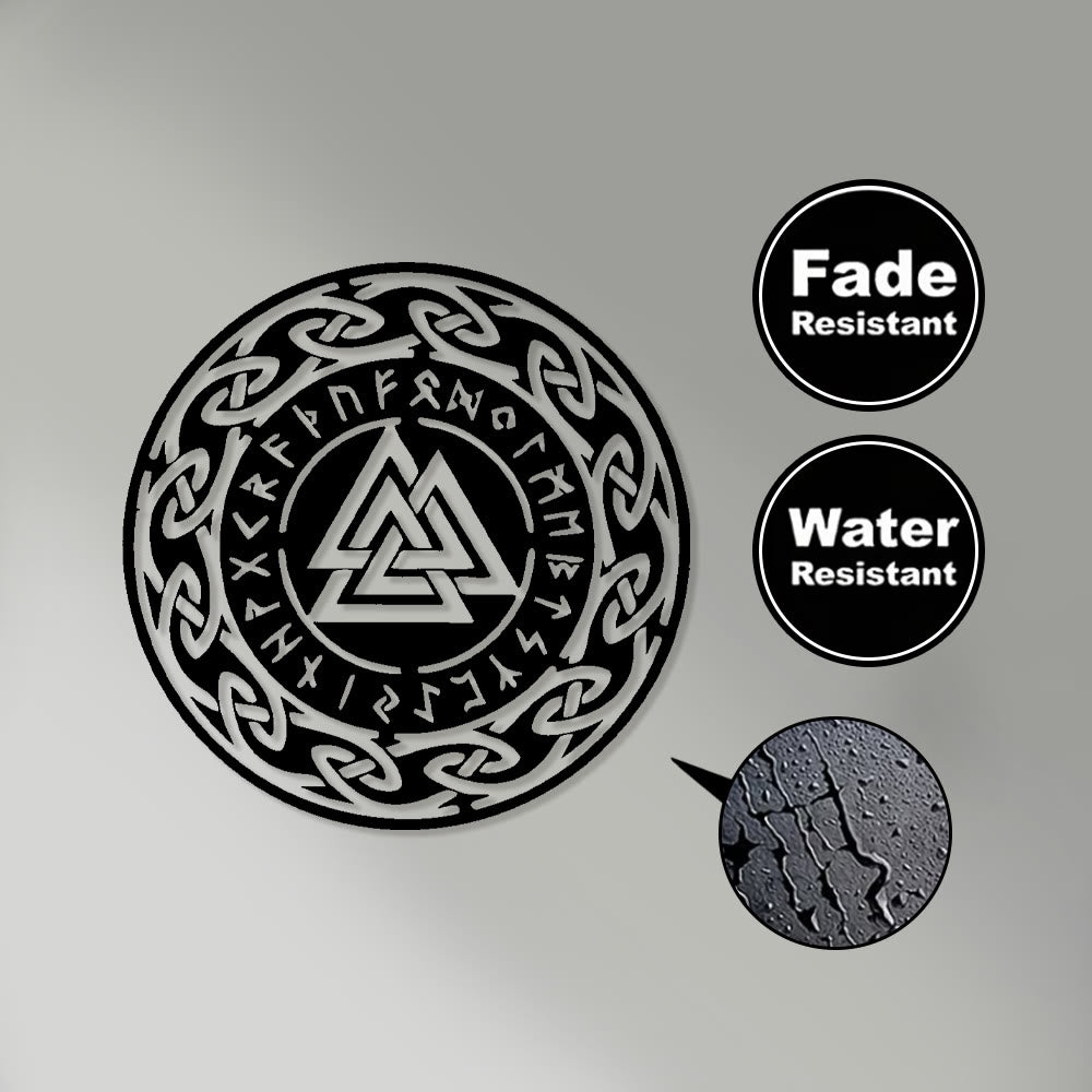 WorldNorse Valknut Celtic Knot Rune Circle Metal Wall Decor - image 3