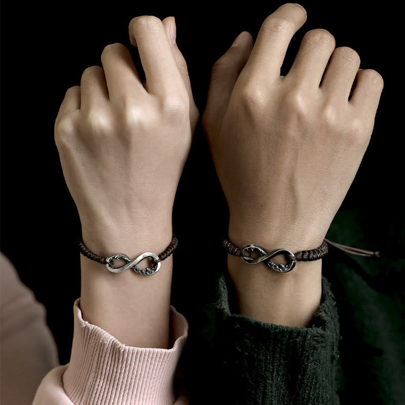 WorldNorse Handcrafted 999 Silver Infinity Knot Bracelet - image 1