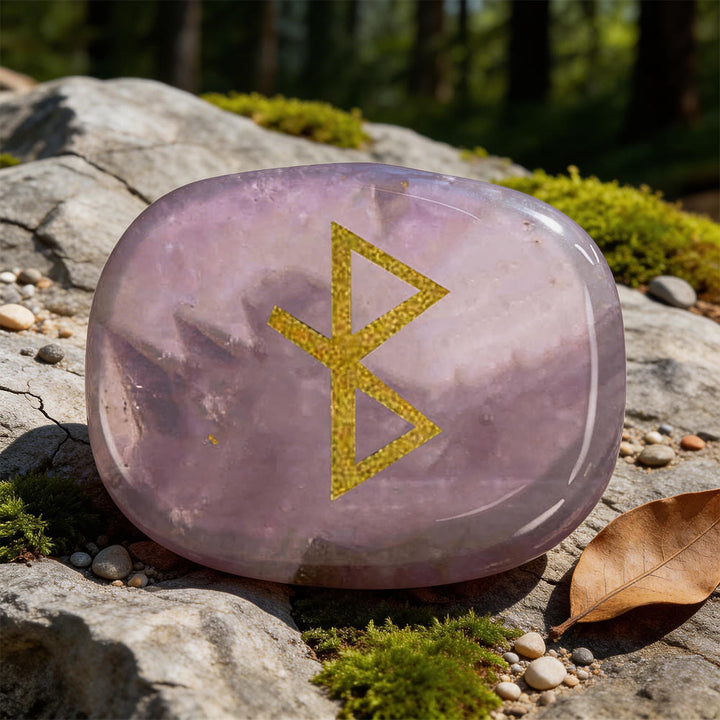 WorldNorse Healing Bind Rune Vitality Crystal Decor - Amethyst - image 9