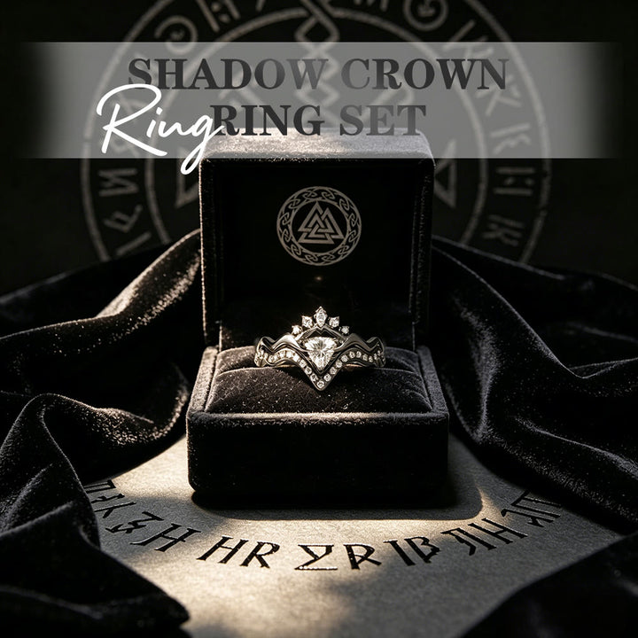 WorldNorse Shadow Crown Ring Set - image 2