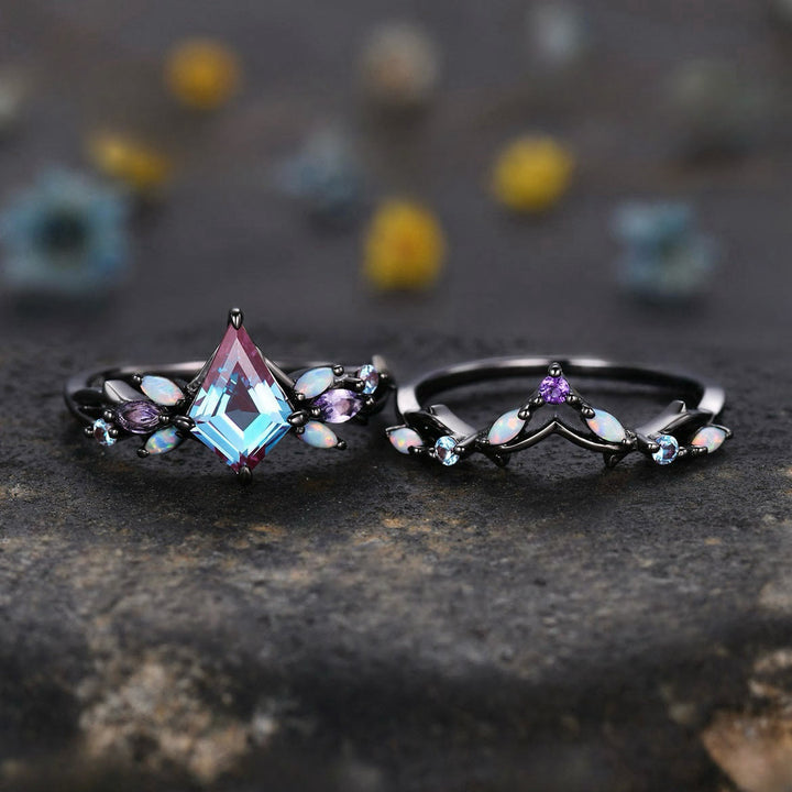 FREE Today: Fortune of Freyja Alexandrite Ring Set - image 2