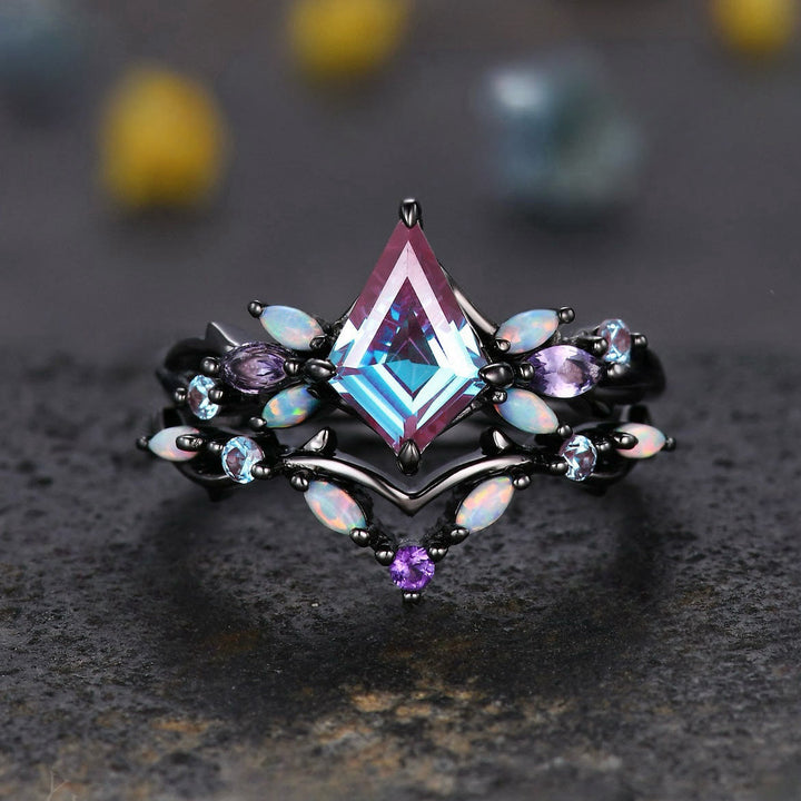 FREE Today: Fortune of Freyja Alexandrite Ring Set - image 3