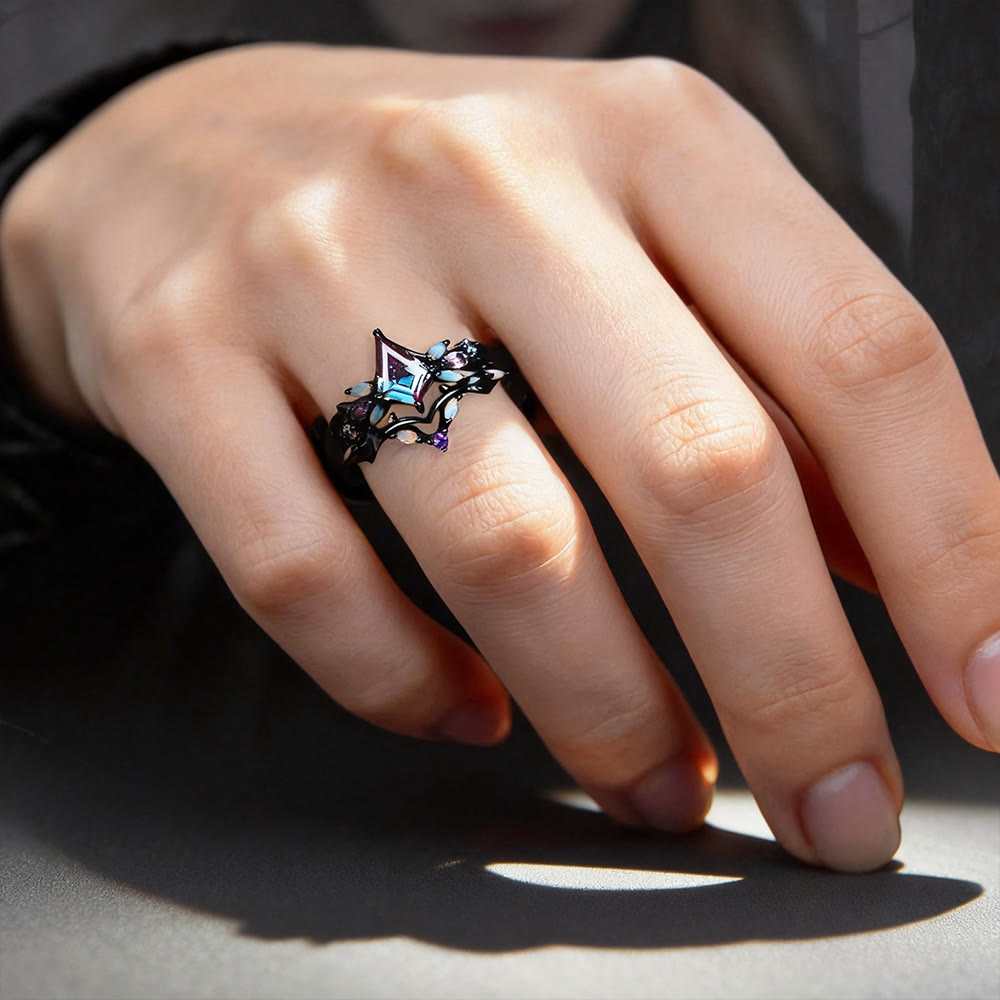 FREE Today: Fortune of Freyja Alexandrite Ring Set - image 6