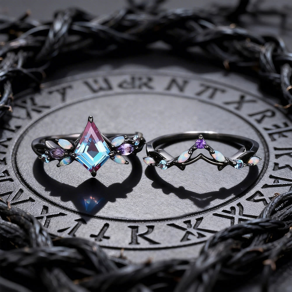 FREE Today: Fortune of Freyja Alexandrite Ring Set - image 5