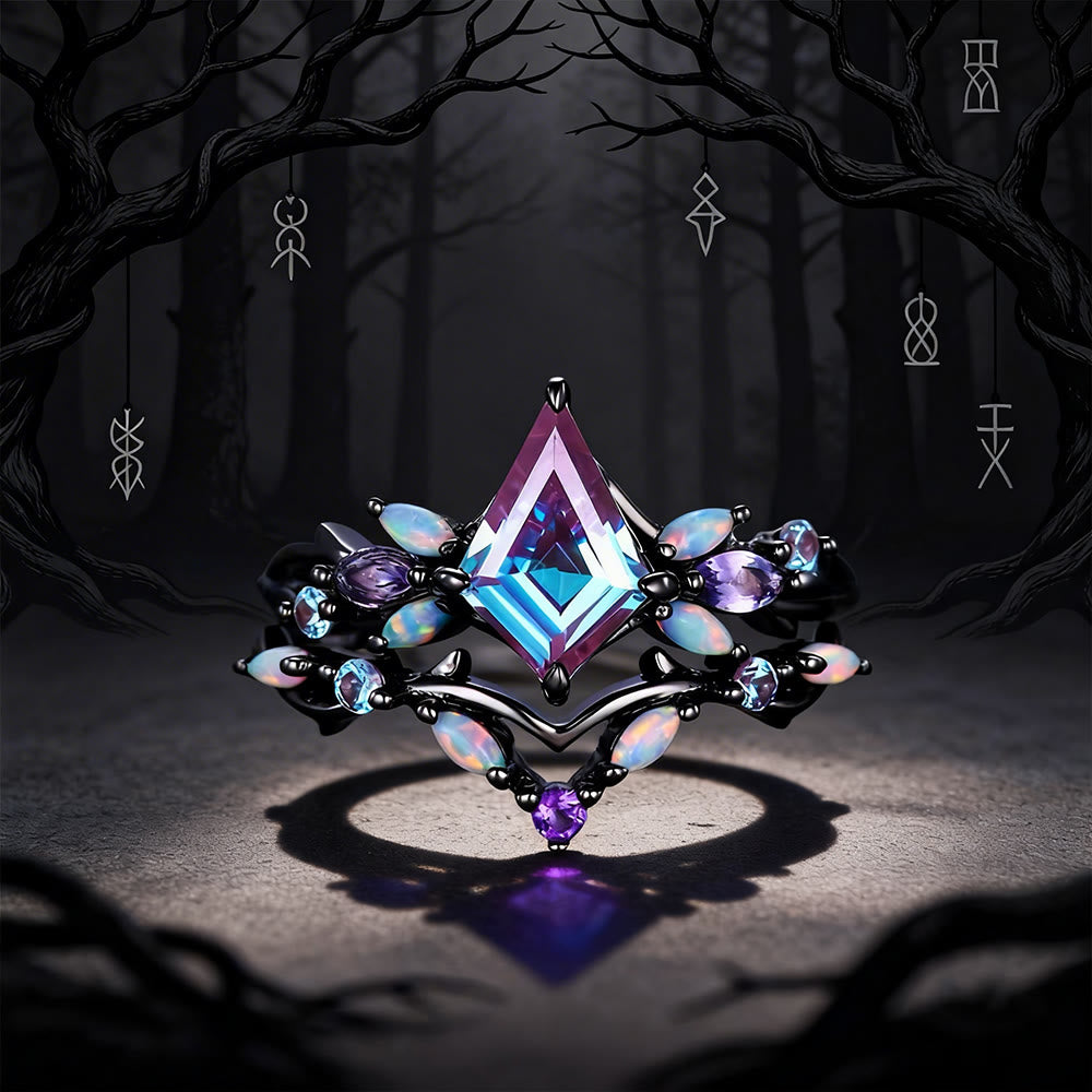 FREE Today: Fortune of Freyja Alexandrite Ring Set - image 7