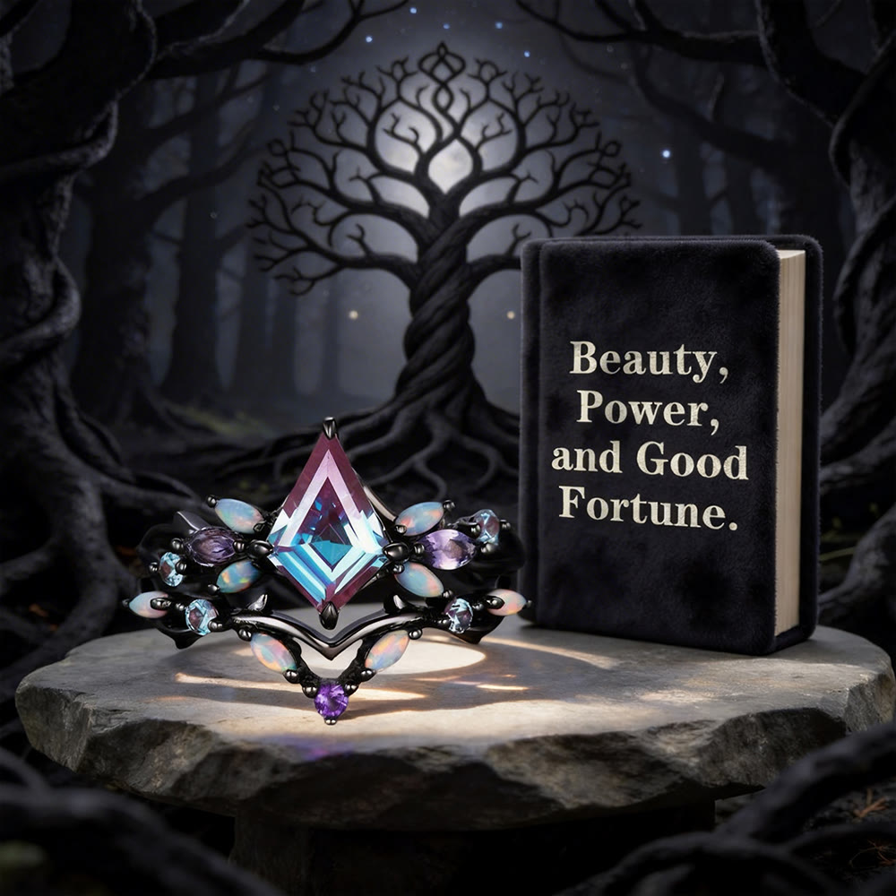 FREE Today: Fortune of Freyja Alexandrite Ring Set - image 8