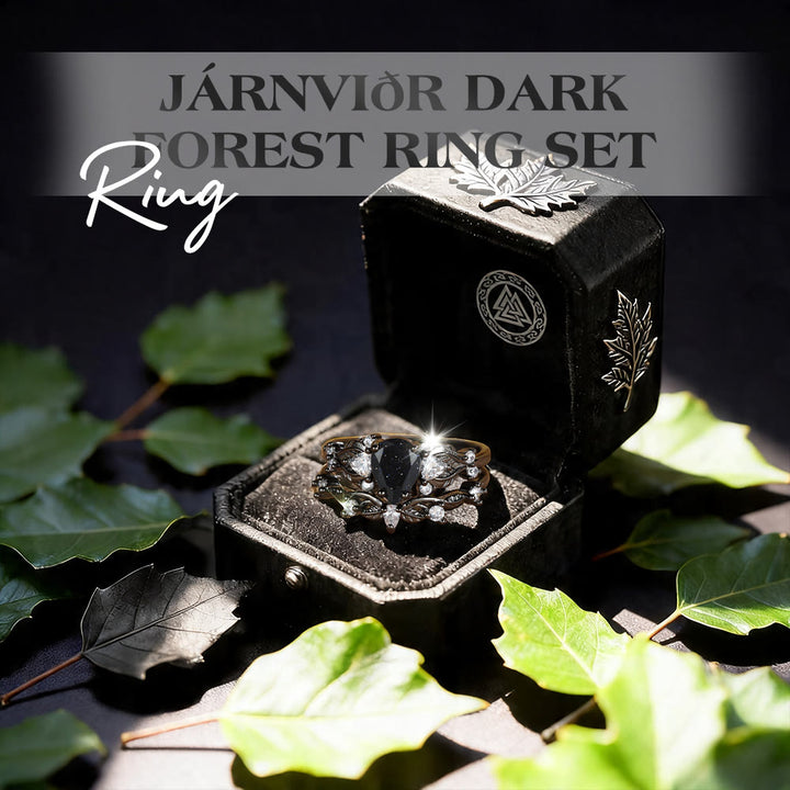 WorldNorse Járnviðr Dark Forest Ring Set - image 2