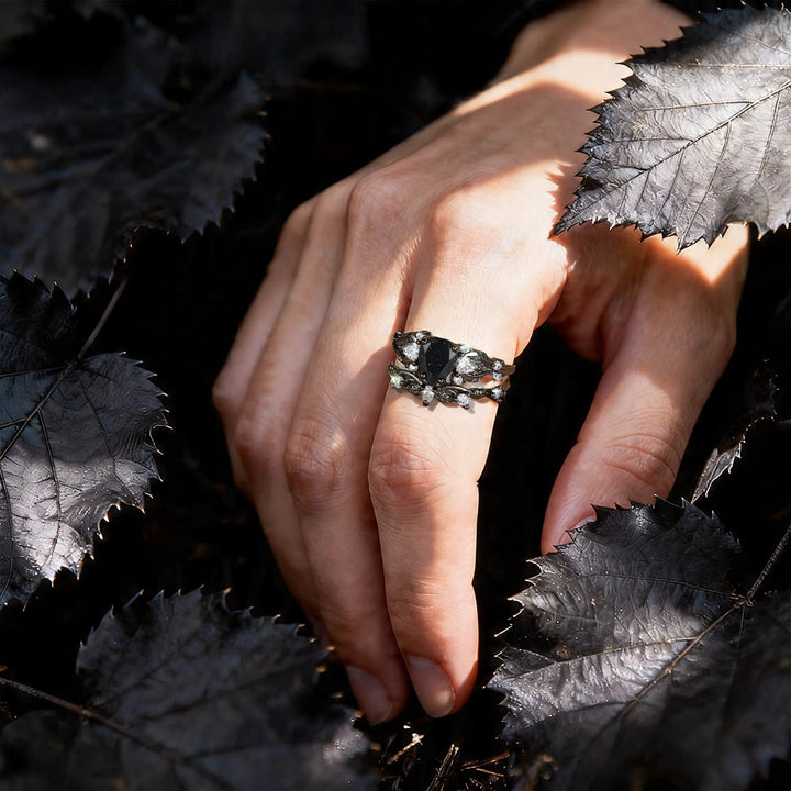 WorldNorse Járnviðr Dark Forest Ring Set - image 1