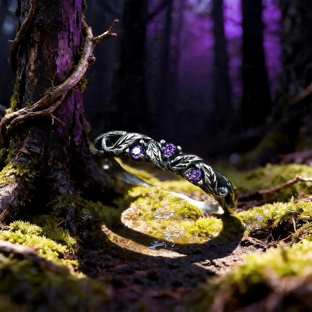 WorldNorse Seidr Vine Amethyst Ring - US 10 - image 0