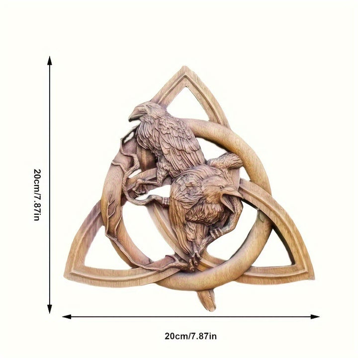 WorldNorse Odin's Ravens Triquetra Decor - image 3