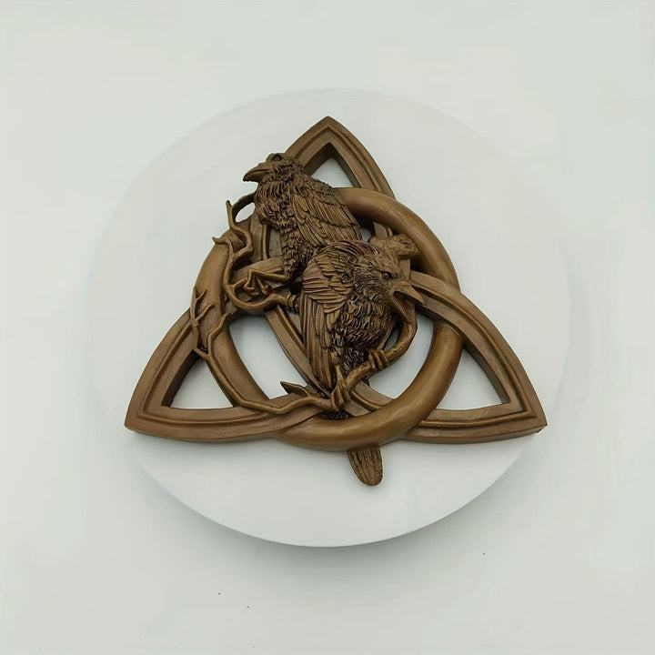 WorldNorse Odin's Ravens Triquetra Decor - image 1