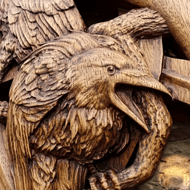 WorldNorse Odin's Ravens Triquetra Decor - image 2