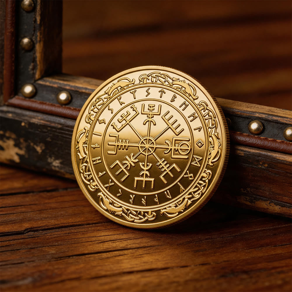 FREE Today: Double-sided Viking Lucky Commemorative Coin - image 1