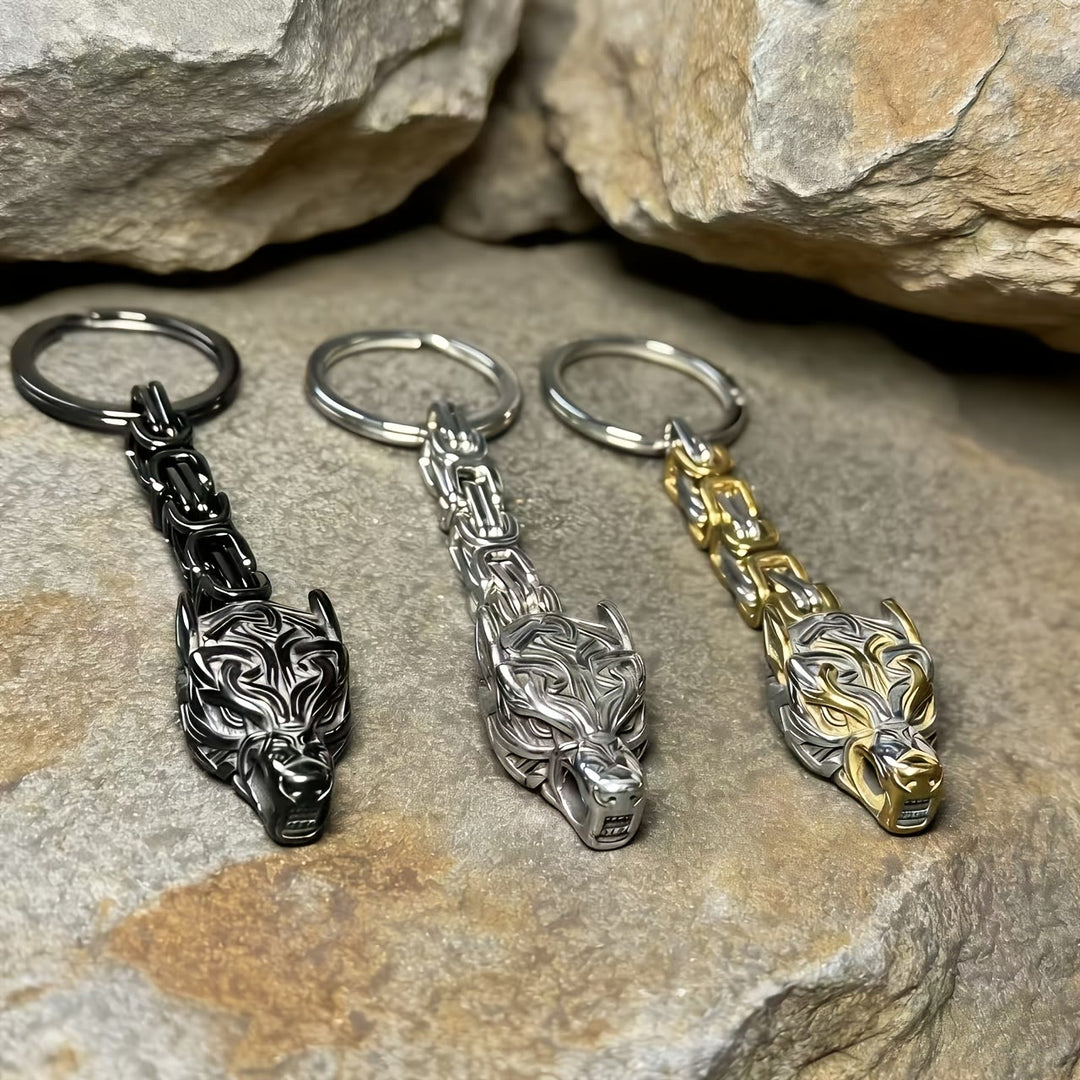 FREE Today: "Fenrir's Might" Viking Wolf Head Keychain - image 5