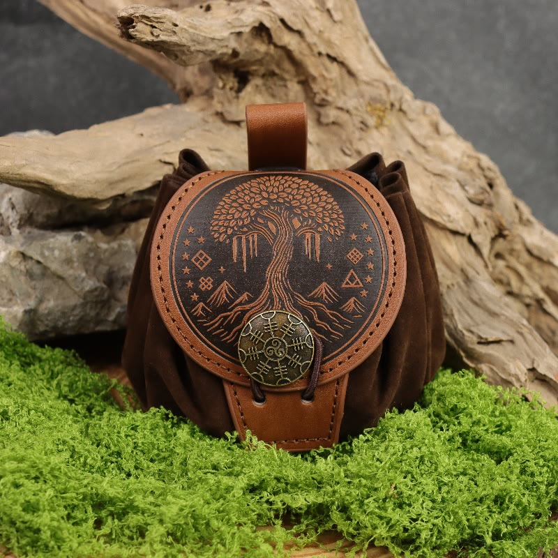WorldNorse Norse Dragon Yggdrasil Drawstring Pouch Bag - image 10