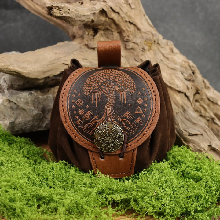WorldNorse Norse Dragon Yggdrasil Drawstring Pouch Bag - image 10