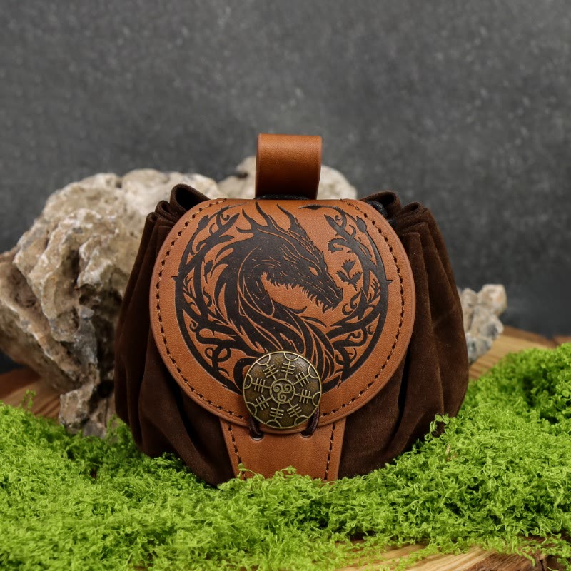 WorldNorse Norse Dragon Yggdrasil Drawstring Pouch Bag - image 6