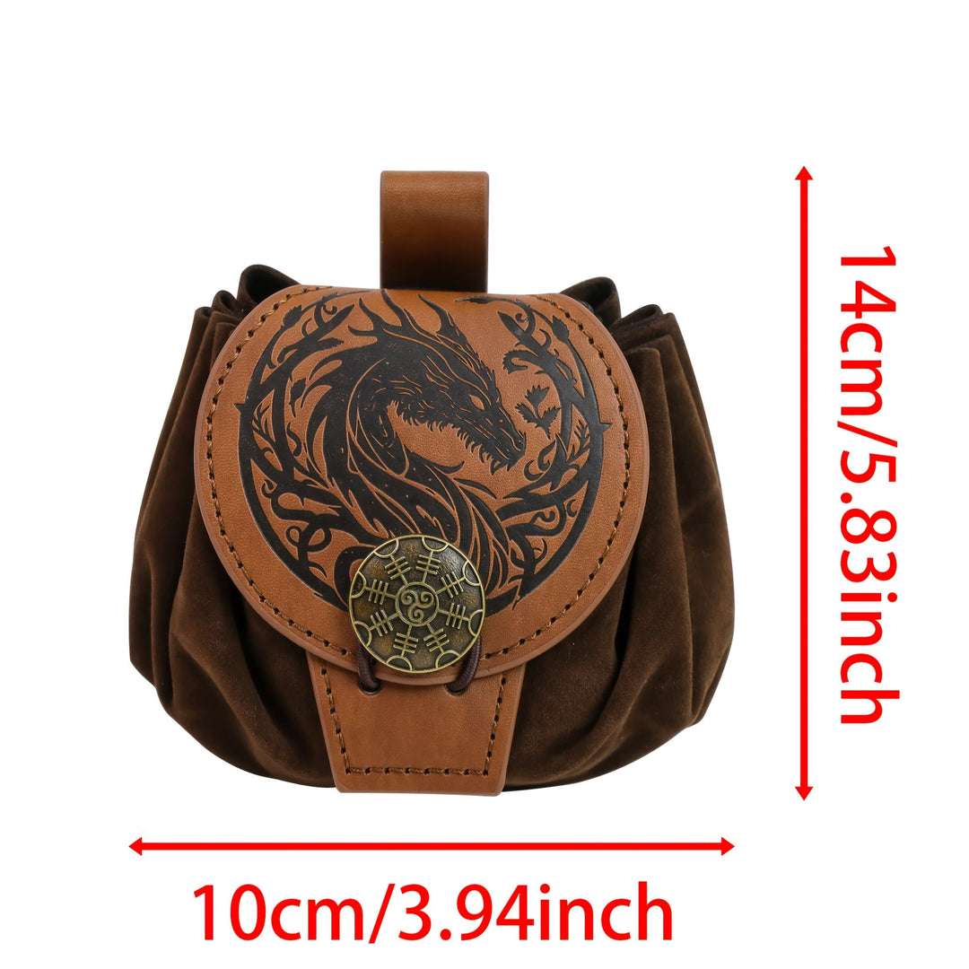 WorldNorse Norse Dragon Yggdrasil Drawstring Pouch Bag - image 8