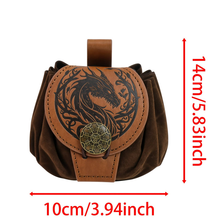 WorldNorse Norse Dragon Yggdrasil Drawstring Pouch Bag - image 8