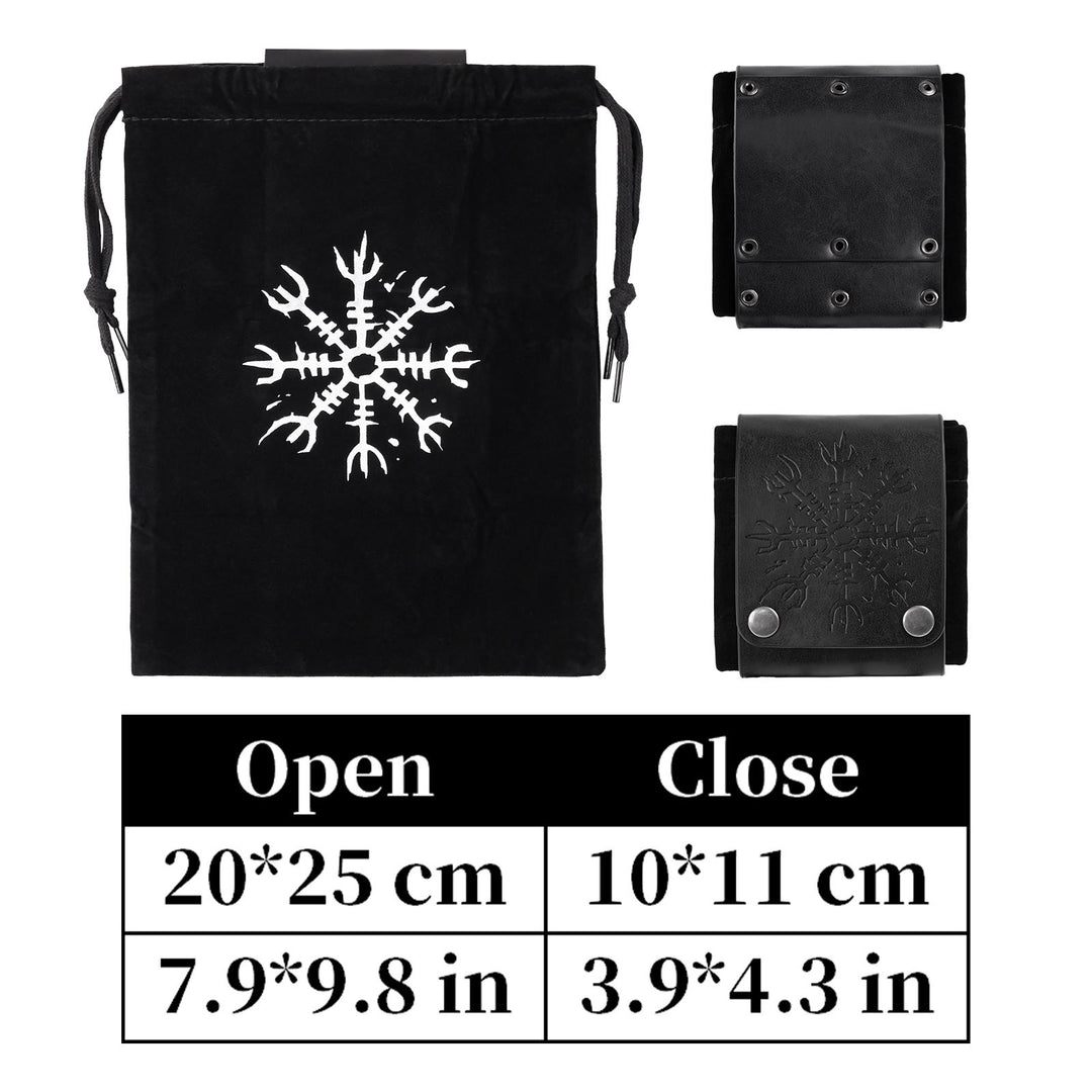 WorldNorse Helm of Awe Drawstring Waist Pouch Bag - image 8