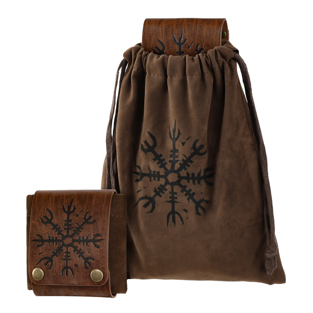 WorldNorse Helm of Awe Drawstring Waist Pouch Bag - image 1