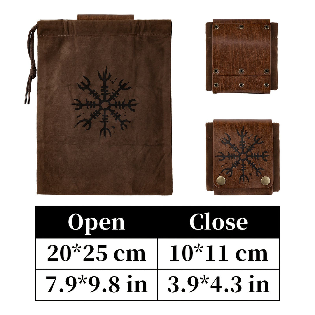 WorldNorse Helm of Awe Drawstring Waist Pouch Bag - image 3