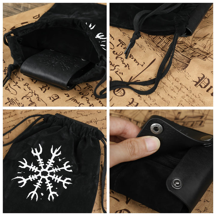 WorldNorse Helm of Awe Drawstring Waist Pouch Bag - image 9