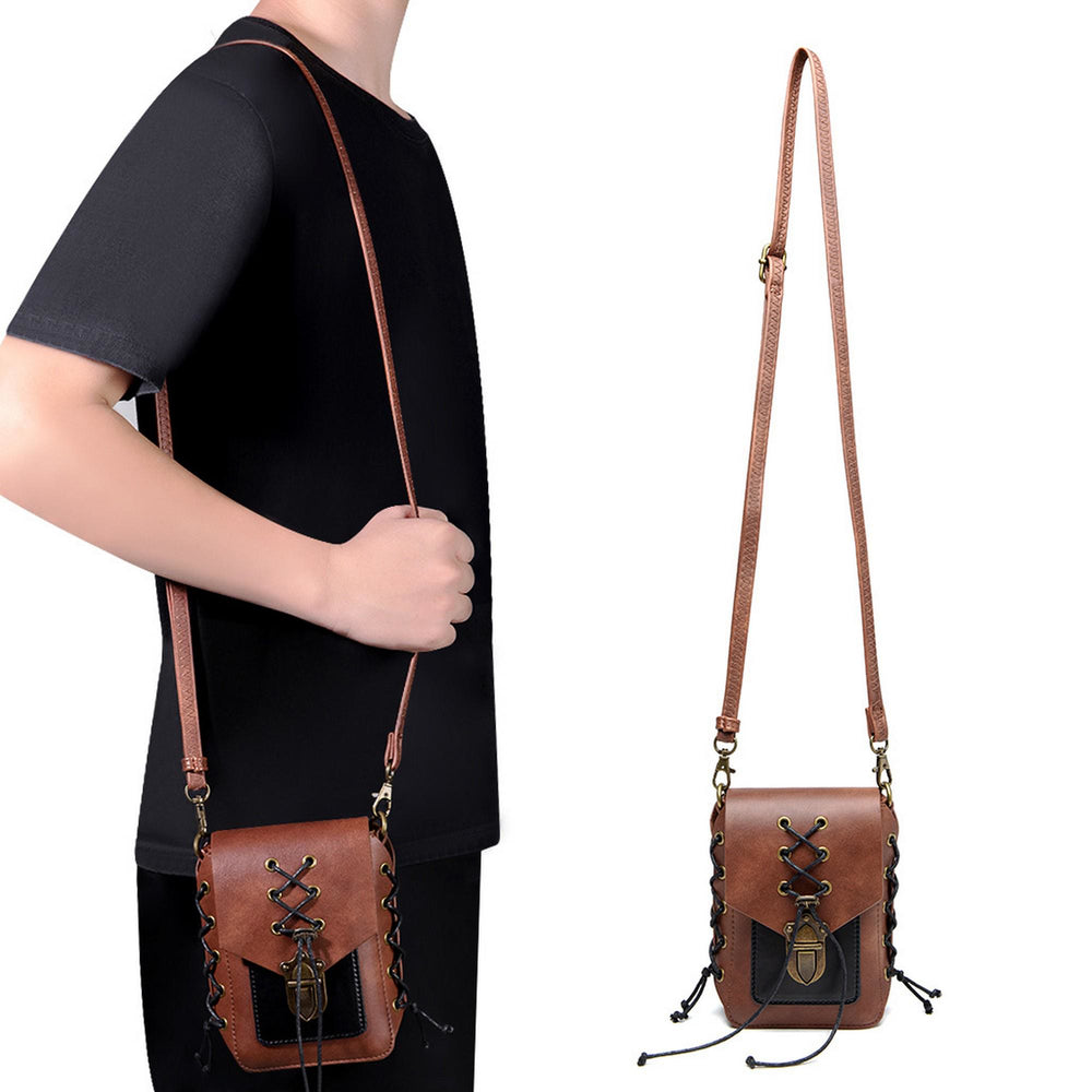 WorldNorse Vintage Laced Buckle Crossbody Pouch Bag  - image 1