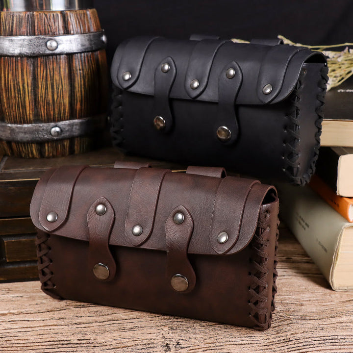 WorldNorse Medieval Vintage Rivet Belt Pouch Bag - image 10