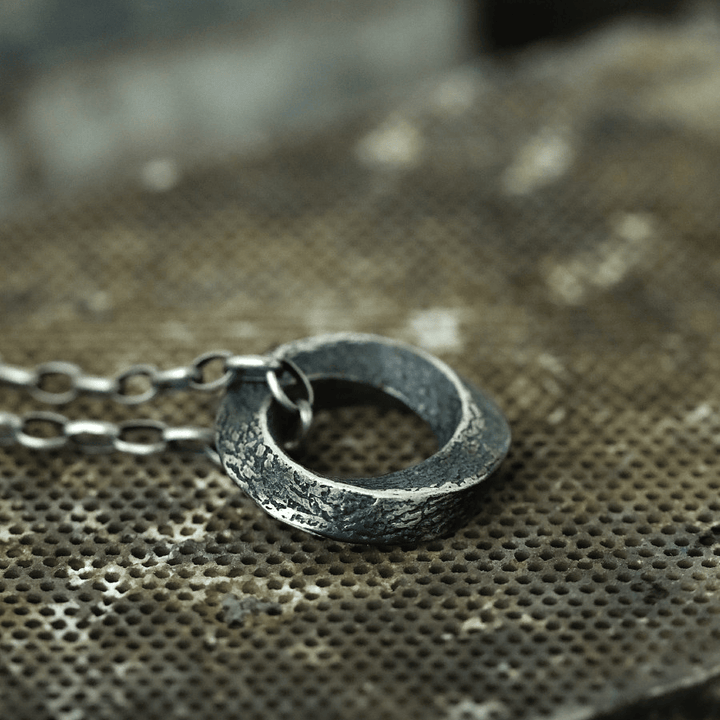 WorldNorse Handcrafted 999 Silver Mobius Strip Necklace - image 8