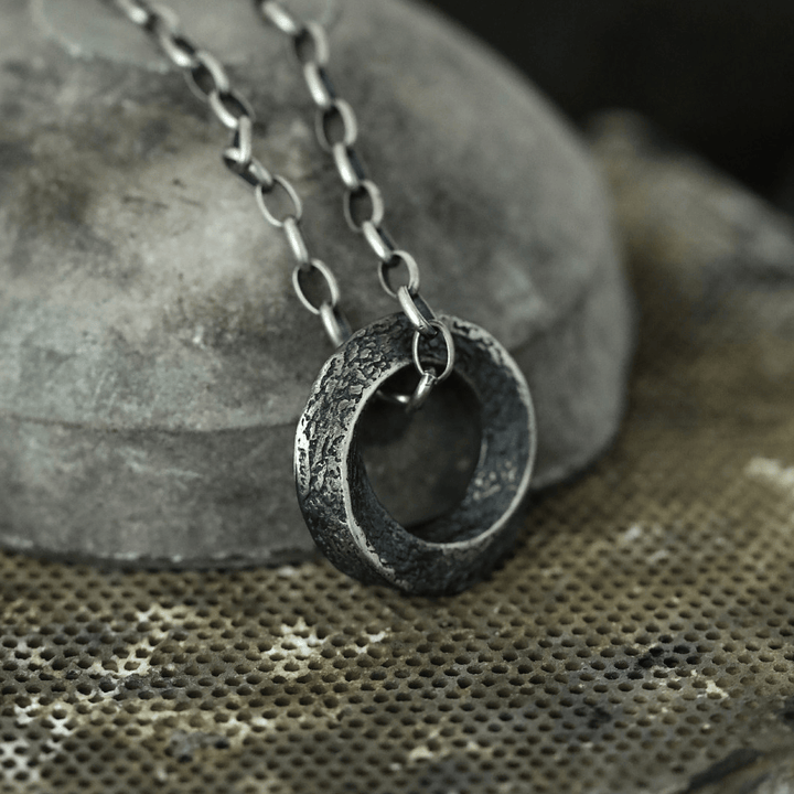 WorldNorse Handcrafted 999 Silver Mobius Strip Necklace - image 7