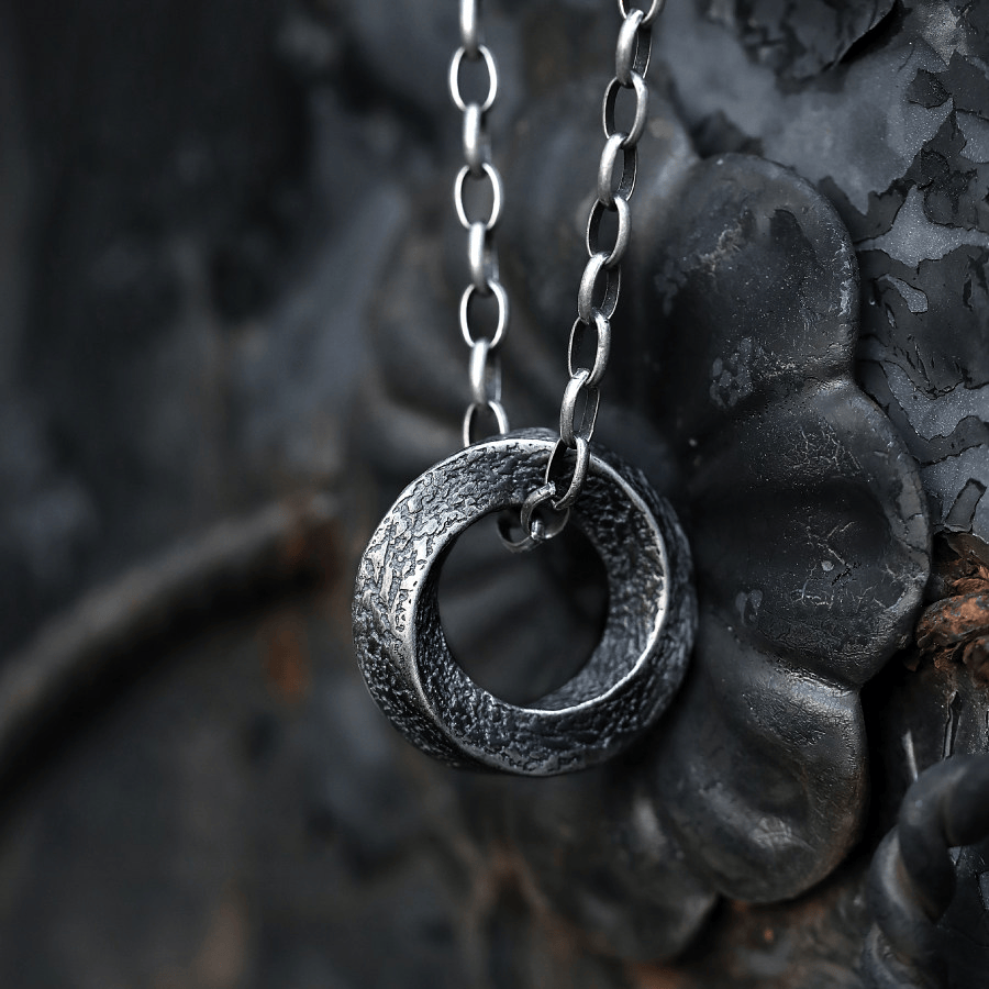 WorldNorse Handcrafted 999 Silver Mobius Strip Necklace - image 0