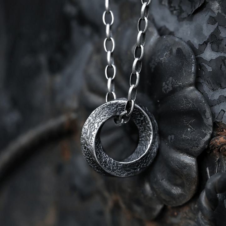 WorldNorse Handcrafted 999 Silver Mobius Strip Necklace - image 0