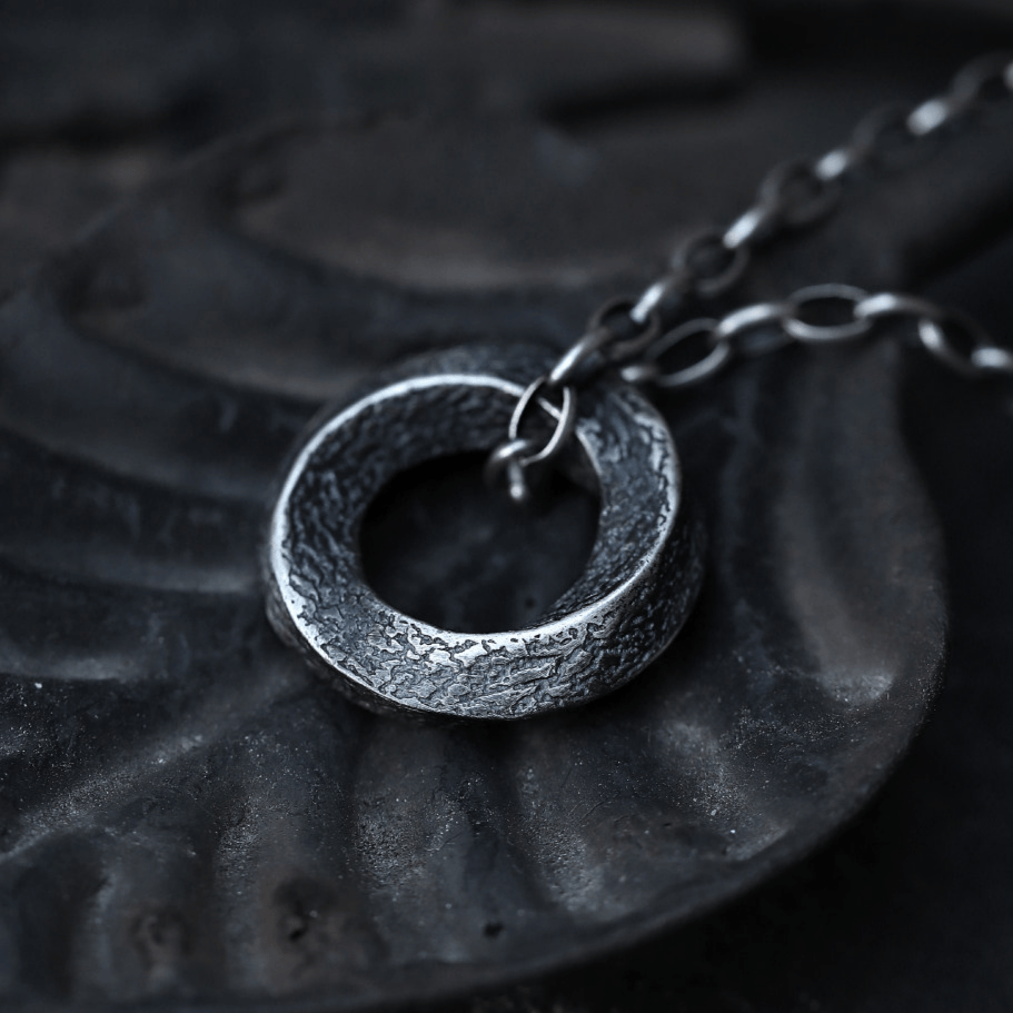 WorldNorse Handcrafted 999 Silver Mobius Strip Necklace - image 5