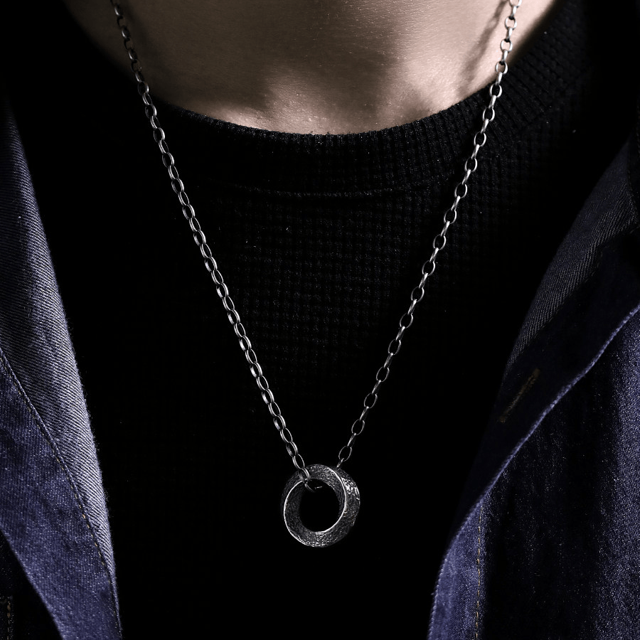 WorldNorse Handcrafted 999 Silver Mobius Strip Necklace - image 2