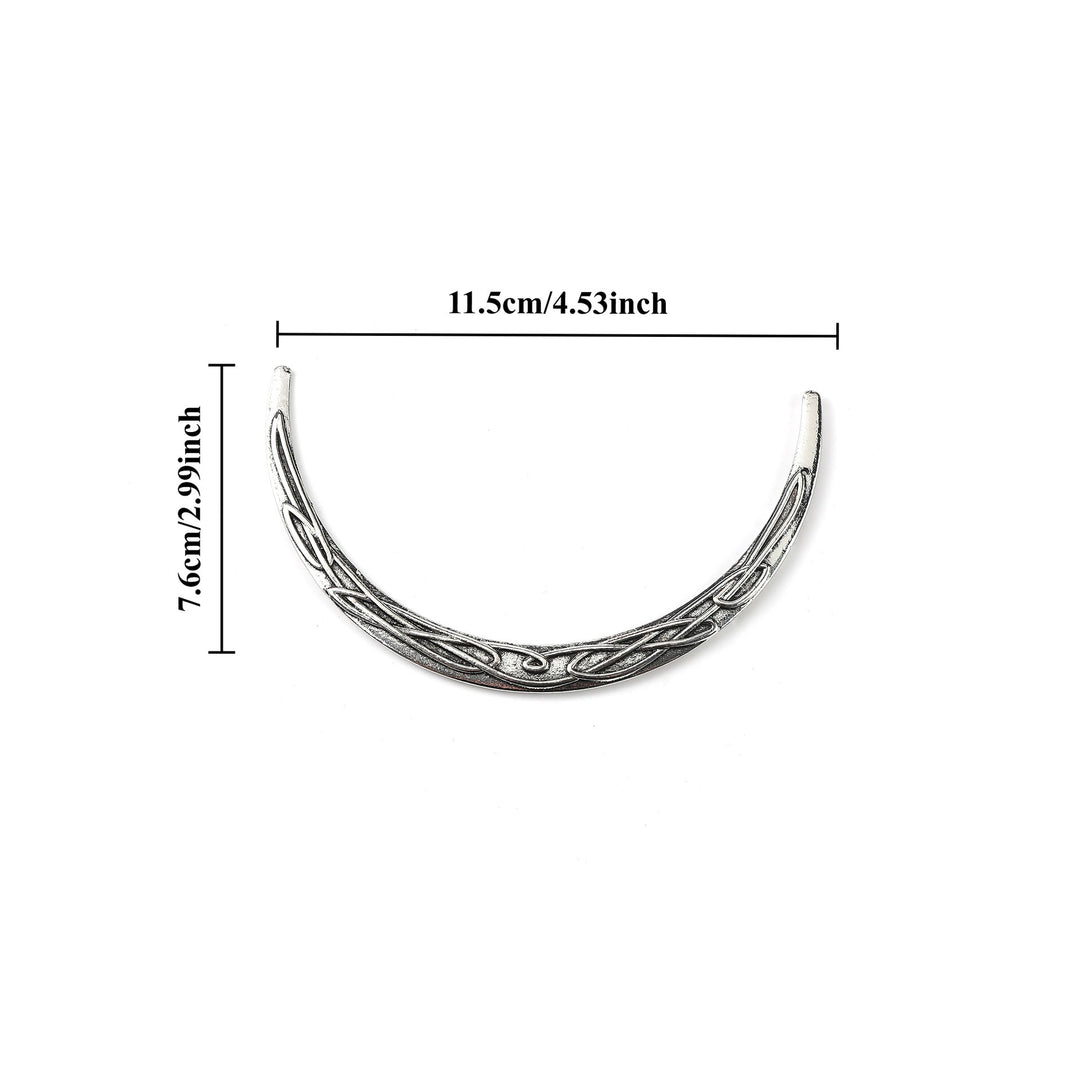 WorldNorse Celtic Knot Crescent Hairpin - image 3