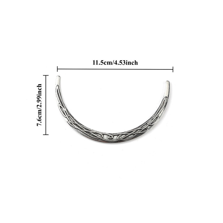 WorldNorse Celtic Knot Crescent Hairpin - image 3