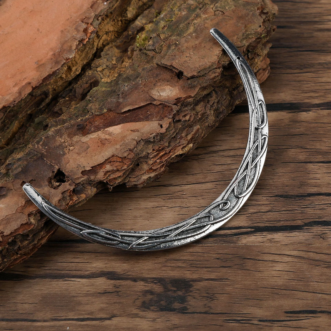 WorldNorse Celtic Knot Crescent Hairpin - Style#1 - image 0