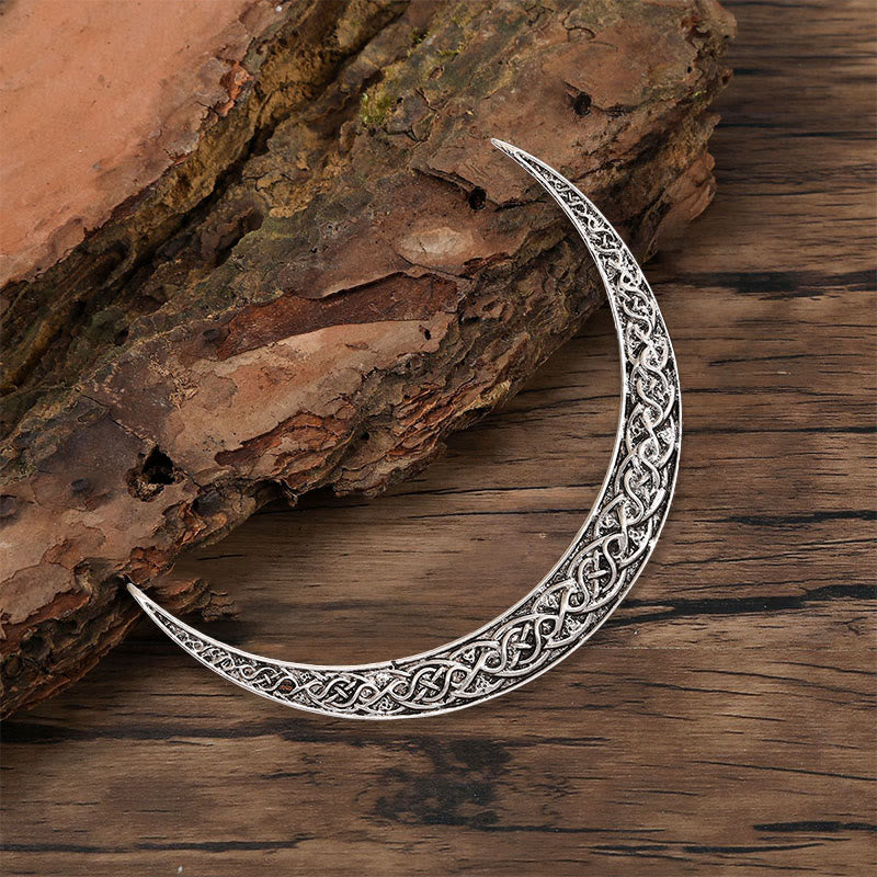WorldNorse Celtic Knot Crescent Hairpin - Style#3 - image 7