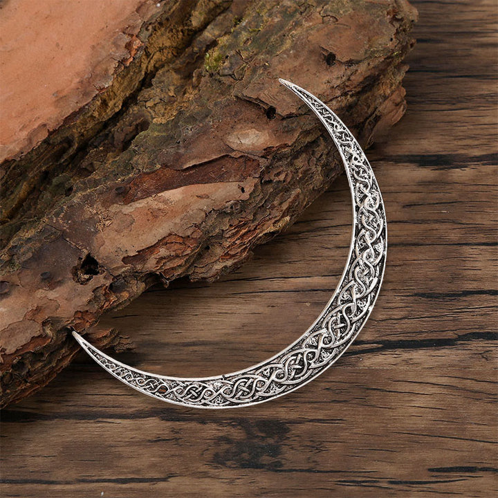 WorldNorse Celtic Knot Crescent Hairpin - Style#3 - image 7