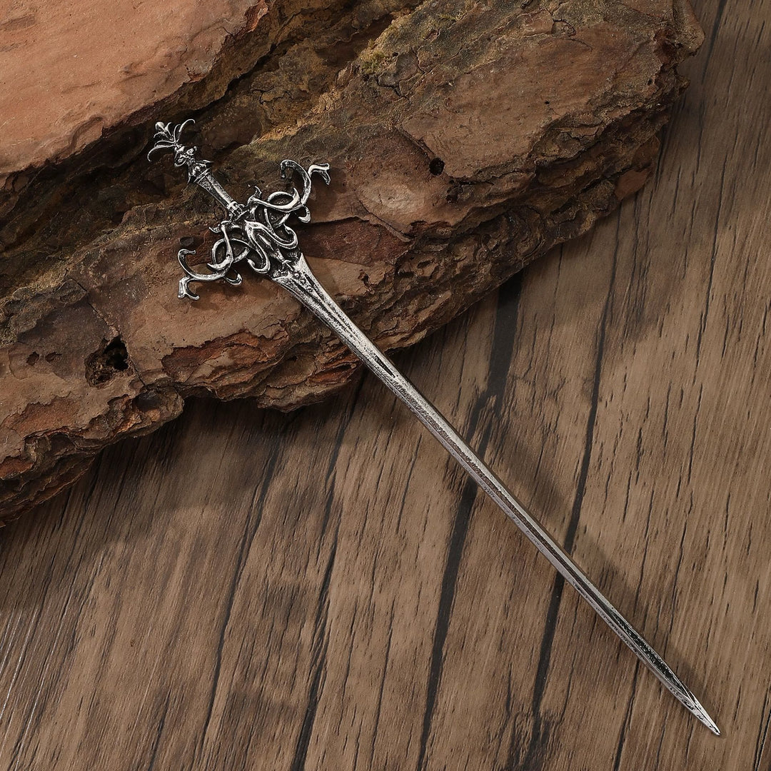 WorldNorse Crescent Viking Sword Hairpin - Style#2 - image 4