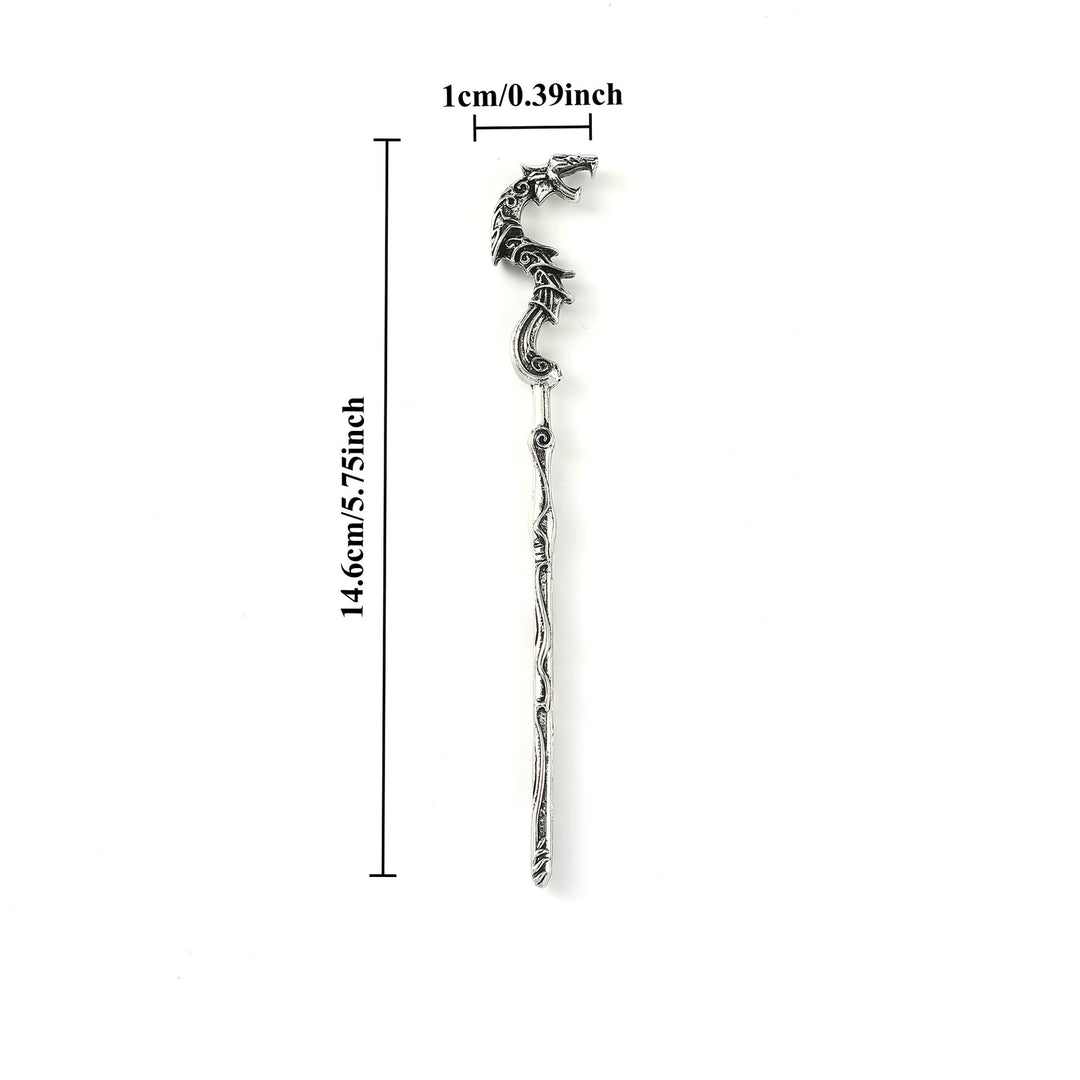 WorldNorse Serpentine Norse Staff Hairpin - image 3